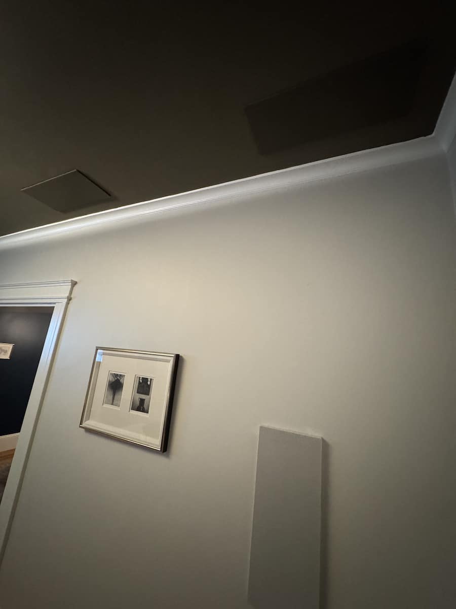 Theory Audio wall and ceiling speaker install by Immersive